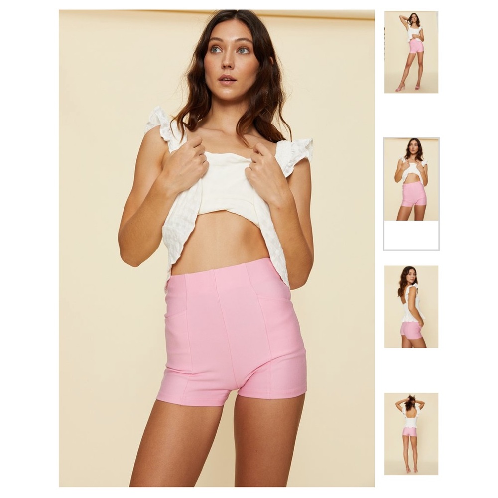 LPA baby pink Taviana short Revolve